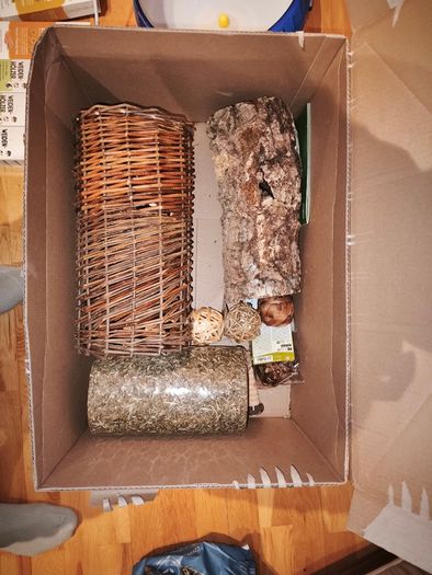 Used small pet cage/ starter kit