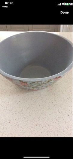 fruit bowl large shabby chic