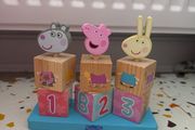 peppa pig wooden stacking toy