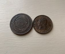 Argentina 1891 and 1869 Uruguay