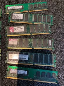 Memory Ram Lot 18 pieces 4gb 2Gbs 1gbs and 512s