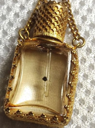 Vintage perfume bottle brooch