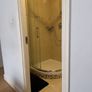 Room with double bed and attached washroom Image 7