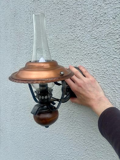 Retro Style Copper Light Fittings x 4