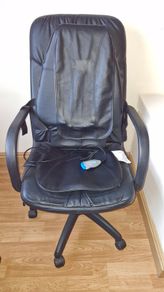 office chair with back massager