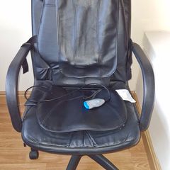 office chair with back massager
