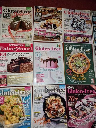 Lot of 17 Gluten Free cooking magazines