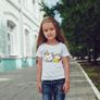 Cute Funny Animals Unicorns Printed Girls T-shirt Tee Top Shirt Birthday Girl Tees Tops Shirts Image 6