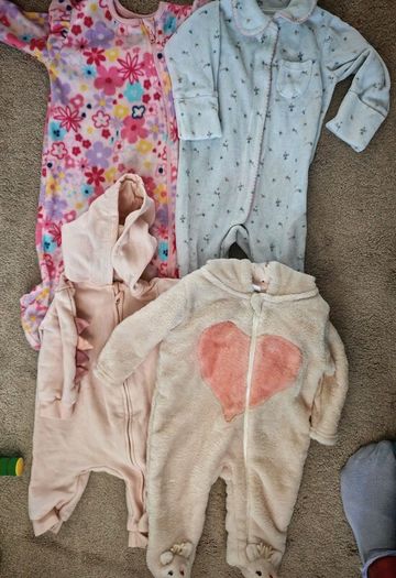 3-6 months baby girl bundle 55 items