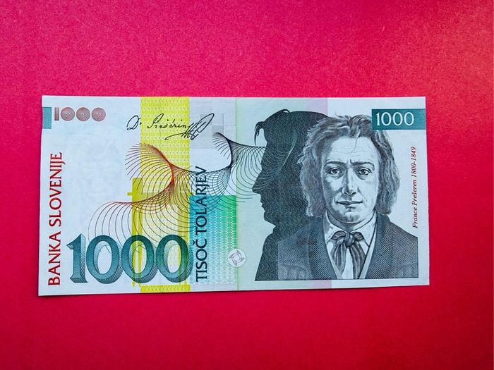 Slovenia. 1,000  Tolarjew  2000  Pick  22a . ( Uncirculated )