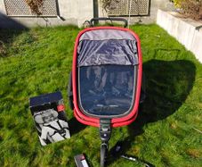 Hamax Outback Twin Child Bike Trailer and Baby insert