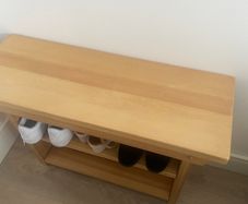 Vintage Style Shoe Bench