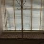 Cream metal coat hanging stand Image 3