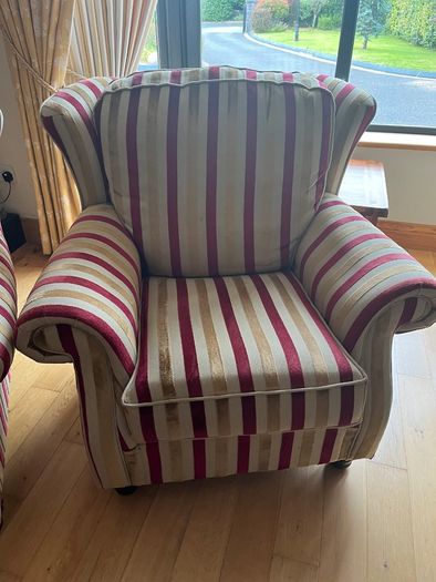 Matching comfy armchairs