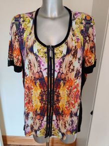 Cosima by No1 zipped blouse size UK20 EU48 Postage included