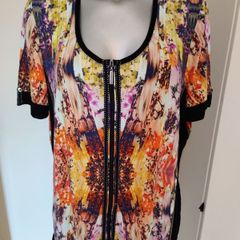 Cosima by No1 zipped blouse size UK20 EU48 Postage included