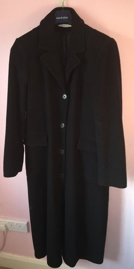 FAIRWEATHER Quality Brand Long Black Coat