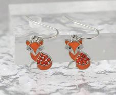 Pretty Fox Earrings - nice gift
