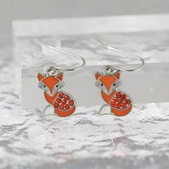 Pretty Fox Earrings - nice gift