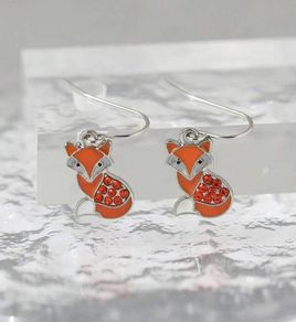 Pretty Fox Earrings - nice gift