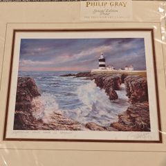 Hook Head Lighthouse art print - in plastic