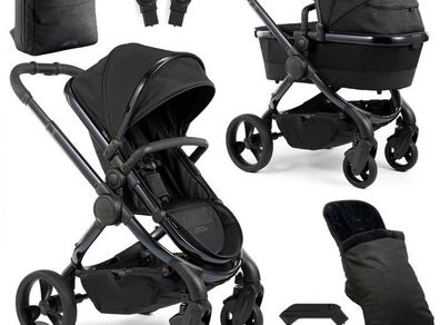 Icandy Peach Cerium Designer Black Pram