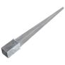 Ground Spikes 12 pcs Silver 8x8x91 cm Galvanised Steel Image 4