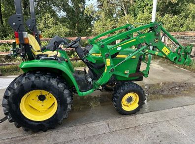 John Deere 3036E Compact + 300E Loader NO VAT