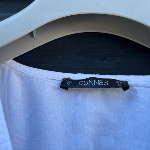 white cotton dress size M
