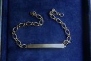 Vintage Sterling Silver hallmarked 925 Bracelet length 7" - 3,6g