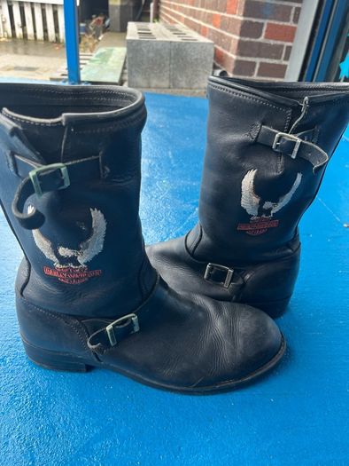 motorcycle boots Vintage
