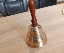 Vintage RMS Titanic Captains Table Brass Hand Bell