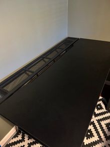 IKEA UTESPELARE Gaming desk, black, 160x80 cm