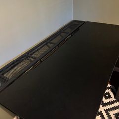 IKEA UTESPELARE Gaming desk, black, 160x80 cm