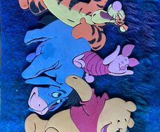 Wall Foam Poster  Pooh Bear and Friends.