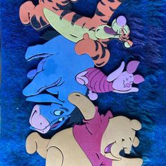Wall Foam Poster  Pooh Bear and Friends.