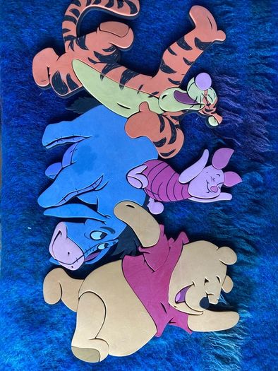 Wall Foam Poster  Pooh Bear and Friends.
