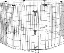 foldable metal puppy playpen with door