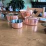 Selection of 5 Copper Pots Image 3