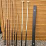 Pool cues, bridge, rest and case. Image 2