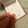 9ct gold elephant pendant and chain necklace Image 3