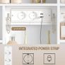 Bathroom Mirror Cabinet with LED Lighting and Socket With Shelves Image 5