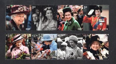 2022 Great Britain The 70th Anniversary of Queen Elizabeth II Accession to the Throne Commemorative Stamps Mint Never Hinged (MNH)