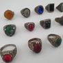 Traditional Ring Collection Lot of 15 Rustic Brass Jewellery Pieces Image 5