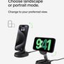 Belkin BoostCharge Pro 15W convertible magnetic wireless charging stand, MagSafe compatible fast Qi2 wireless charger, magnetic fast charger for Apple iPhone 17/16/15, Air, AirPods, PixelSnap - Black [Boxed] Image 7