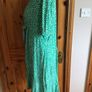 Ladies Green ditzy floral  Dress size 18 includes postage Image 4