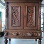 Beautiful antique oak cabinet Image 3
