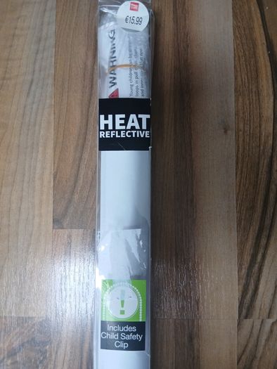 3ft White Blackout Roller Blind - Brand New