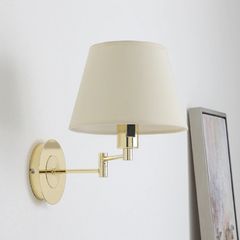 Gold & Cream Wall Lamps