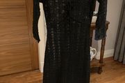 Black lace dress